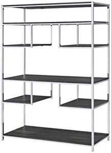 Acme Furniture Vonara Bookshelf, Chrome