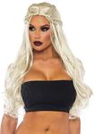 Leg Avenue Women's Braided Long Wavy Wig Costume Accessories, Blond, One Size(UK 6-12)