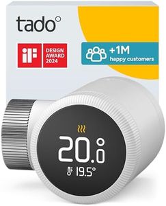 tado° Smart Radiator Thermostat X, Temperature Control via App and Smart Speaker (Alexa, Siri, Google Assistant), Save Heating Costs, DIY Installation
