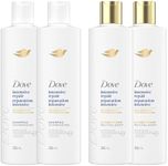 Dove Intensive Repair Shampoo & Conditioner for Damaged Hair, with Liquid Bio-Protein Care technology, 355 ML (2 Shampoo + 2 Conditioner)