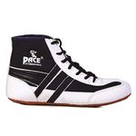 Pace International Kabaddi Shoes, Boxing Shoes, Wrestling Shoes for Men Red/White