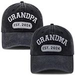2PCS Grandma Grandpa Gifts 2024, Fu