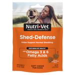 Nutri-Vet Shed Defense Natural Smoke Flavored Soft Chews with Omega 3 and 6 Fatty Acids, 5.3 Ounce Bag