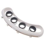 HEALLILY Guitar Finger Expander Guitar Finger Stretcher Guitar Finger Trainer Expansion Finger Training Accessories Tools for Guitar Ukulele Piano Saxophone Beginner White