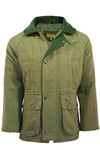 Game Mens Light Derby Tweed Hunting Shooting Jacket Coat - D35 Green