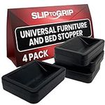 SlipToGrip Bed and Furniture Stopper (4 Pack Black)