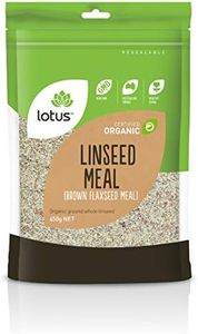 Lotus Organic Linseed Flaxseed Meal 450 g, 450 g