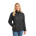 TOG24 Gibson Lightweight Padded Jacket for Women, Ultra Warm, Supersoft, with Eco-Friendly Filling, Wind Resistant, Two Lower Pockets