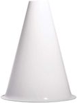 Anderson's Premium White 8" Megaphone Noisemaker Boost School Spirit Cheerleader Sports Football Basketball Homecoming Squad Team Party Dance Club Parade Competition Performance Fan Pack of 10