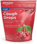 Amazon Basic Care Cherry Cough Drops, 160 count (Previously SoundHealth)