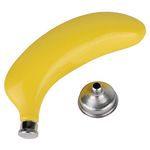 Banana Hip Flask, 5oz Stainless Steel Fruit Shaped Banana Flask Funny Hip Flask Mini Flask Drinking Flasks Travel Flask Camping Flask Pocket Flask for with Funnel for Men and Women