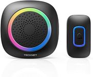 TECKNET Wireless Doorbell, Portable