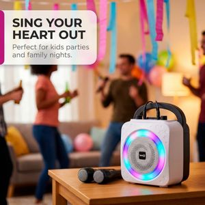 RockJam Bluetooth Karaoke Machine – 10W Portable Speaker