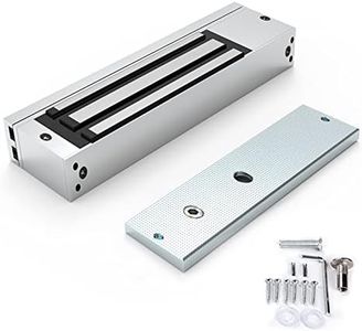 GERSIK Magnetic Door Lock, 1200LBS 500kg Holding Force Electromagnetic Lock, DC 12V Fail-Safe Mode Door Access Control System, Outswing Door Security