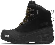 THE NORTH FACE Unisex Kid's Chilkat Hiking Boot, Tnf Black Tnf Black, 4 UK