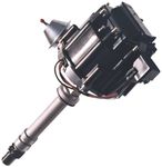 Proform 66941BKM Mechanical Lockout HEI Racing Distributor with Steel Gear and Black Cap for Chevy V8