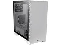 Thermaltake S300 Tempered Glass Snow Edition ATX Mid-Tower Computer Case with 120mm Rear Fan Pre-Installed CA-1P5-00M6WN-00, Snow Tempered GlassA-1P5-00M6WN-00