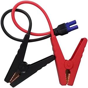 KUNCAN EC5 Jump Starter Cable with Battery Clamps - 12V Replacement Alligator Clips to EC5 Connector Car Jumper Cable for Emergency Portable Car Jump Start Battery Booster Cable 10AWG Wire