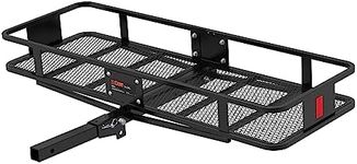 CURT 18151 Cargo Basket Hitch Trailer Hitch Cargo Carrier, 500 lbs. Capacity, 58-Inch x 20-Inch x 5-1/2-Inch, Fits 2-Inch Receiver