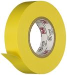 Morris 60030 Yellow Vinyl Plastic Electrical Tape, 7 mil, PVC, 66' Length, 3/4" Width, 1-Pack