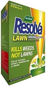 Hezvic Resolva Concentrate Lawn Weed killer Extra 500 ml with a Thank You Sticker