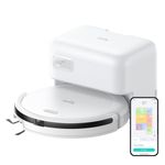 eufy by Anker Robot Vacuum C10 with Self Emptying, 8 Weeks Hands Free, Advanced Smart Mapping with LiDAR Navigation, 2.85-Inch Slim Design, Powerful Suction, Edge Expansion Brush for Pet Hair