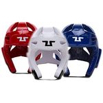 Tusah WT Taekwondo Competition Approved Head Guard Protector - NEW (Medium, Blue)