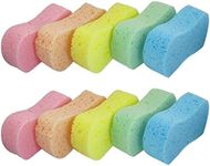 Lantee Large Sponges - Car Cleaning Supplies - Big 10 Pcs High Foam Cleaning Washing Sponge Pad for Car, Household Cleaning and Water Games