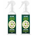 Delizzi Pest Repellent Control for Home | Ant, Cockroach, Rat, Lizard, BedBugs, Spider | 100% Natural | No Kill Just Repel ALL-IN-ONE PEST REPE-LLENT (USA FORMULA) (2)
