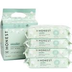 The Honest Company Organic Cotton Dry Wipes, 48 Wipes (Pack of 4)