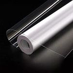 Hode Sticky Back Plastic Roll Clear Book Covering Film Transparent Vinyl Self Adhesive 40cmX3m Wallpaper Furniture Stickers Waterproof Backing Paper for Books Kitchen Doors Windows Tile Transfer