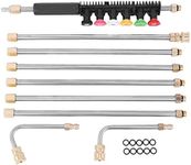 MADOC Pressure Extension - 120 Inch Power Gutter Cleaning Tools, Telescoping Replacement, Window Cleaner Nozzles Tips