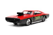 1970 Dodg-e Charger R/T Voodoo Charger Red and Black Bigtime Muscle Series 1/24 Diecast Model Car by Jada 32703