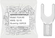 haisstronica 50pcs #8 Fork Terminal