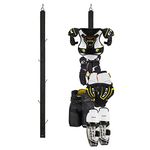 Cosmos 1 Pc Portable Hockey Gear Hanger Strap Ice Hockey Equipment Rack Drying Organizer Stap with Six Hooks Hockey Gifts for Home Outdoor Use in Ice Hockey Skating Football Lacrosse Camping Fishing