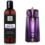 Jax of London 200ml Aliens Body Oil For Women, Inspired Body Oil, Moisturising Massage Oil For Skin, Body Oil For Dry Skin, Suitable For Massage, Firming, Stretch Marks, Aromatherapy, and Relaxation