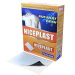 NICEPLAST Pain Relief Belladonna Plaster Patch For Back Shoulder Muscles Joint and Nerves 10Packs (100 Patches)