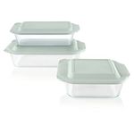 Pyrex Deep 50% Deeper Hold-Everything Baking Dish Set (6-Piece, BPA-Free)