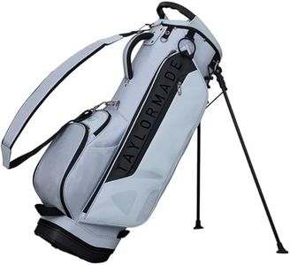 Taylormade A-Collection Gray Men's Polyester Synthetic Leather Stand Bag 25SS