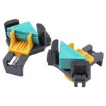 wolfcraft 2 ES 22 Corner Clamp I 3051000 I For quick and easy fixing of boards and frames at a 90° angle, for example when assembling shelves, small cupboards or frames