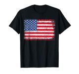 American Flag T Shirt: USA Patriotic For US Men Women Kids T-Shirt