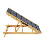 Adjustable Dog Cats Ramp, Folding Portable Wooden Pet Ramp for All Small and Older Animals,Lightweight Dog Ramps for Couch (Large)