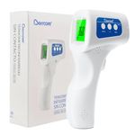 Berrcom Non Contact Forehead Thermometer for Adults, Kids & Babies - Digital Infrared Thermometer Gun with Fever Alarm, 1-Second Reading, Backlight LCD Screen, Accurate Touchless Temperature Check