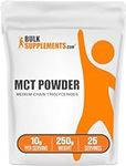 BULKSUPPLEMENTS.COM MCT Powder - Medium Chain Triglycerides, from MCT Coconut Oil, MCT Oil Powder - for Energy Boost, Pure & Gluten Free - 10g per Serving, 250g (8.8 oz)