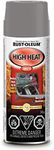 Automotive High Heat Enamel Spray Paint in Flat Aluminum, 340g