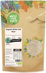 Wholefood Earth Organic White Teff Flour – 1 kg | Raw | GMO Free | Vegan | High Fibre | Source of Protein | Certified Organic