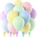 Balloons 50 Pcs, Beautiful 10 inches Latex Balloons, Party Balloons, Wedding Balloons for Decoration, Perfect for YOUR beautiful Parties, Birthdays (Pastel-50)