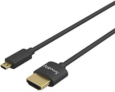 SmallRig Ultra Thin Cable 55cm/1.8Ft, Super Flexible Slim High Speed 4K 60Hz HDR Cable 2.0, for GoPro Hero 7/6 / 5, for Sony A6600 / A6400-3043