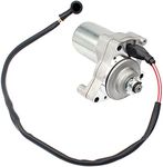 Starter Motor With Line for 50cc 70 cc 90cc 100 cc 110cc 125 cc Quad 4 ATV Dirt Bike Go Karts Pit Bike Dune Buggy for SSR Roketa Taotao Coolster Jonway SunL（3 bolt）