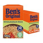 Ben's Original Wholegrain Brown Rice, Bulk Multipack 12 x 500 g boxes (Total 6 kg)